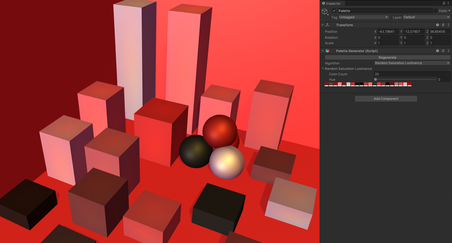 Example of random saturation and luminance 02